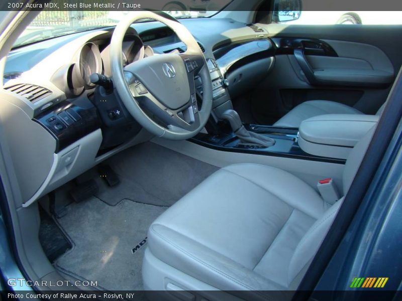 Steel Blue Metallic / Taupe 2007 Acura MDX
