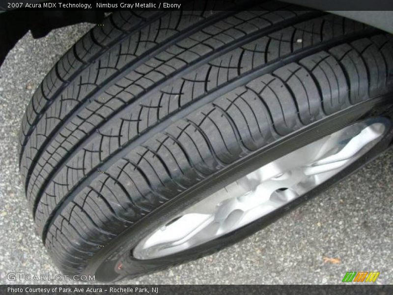Nimbus Gray Metallic / Ebony 2007 Acura MDX Technology