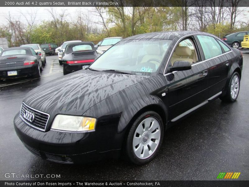 Brilliant Black / Vanilla/Onyx 2000 Audi A6 4.2 quattro Sedan