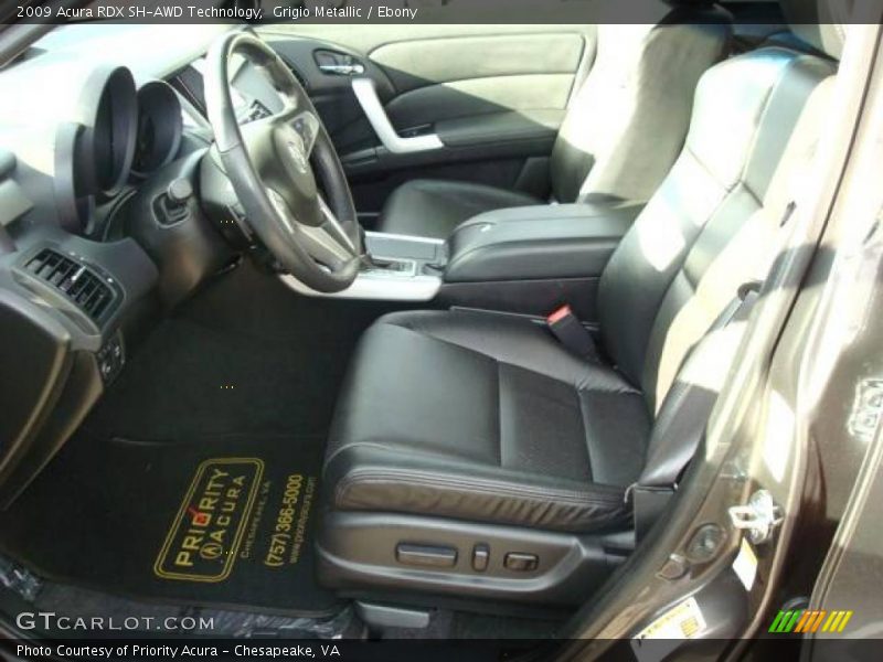 Grigio Metallic / Ebony 2009 Acura RDX SH-AWD Technology