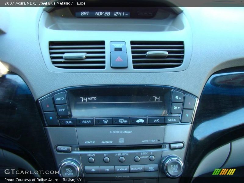 Steel Blue Metallic / Taupe 2007 Acura MDX