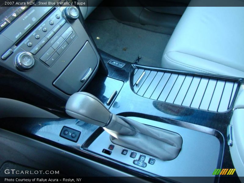 Steel Blue Metallic / Taupe 2007 Acura MDX