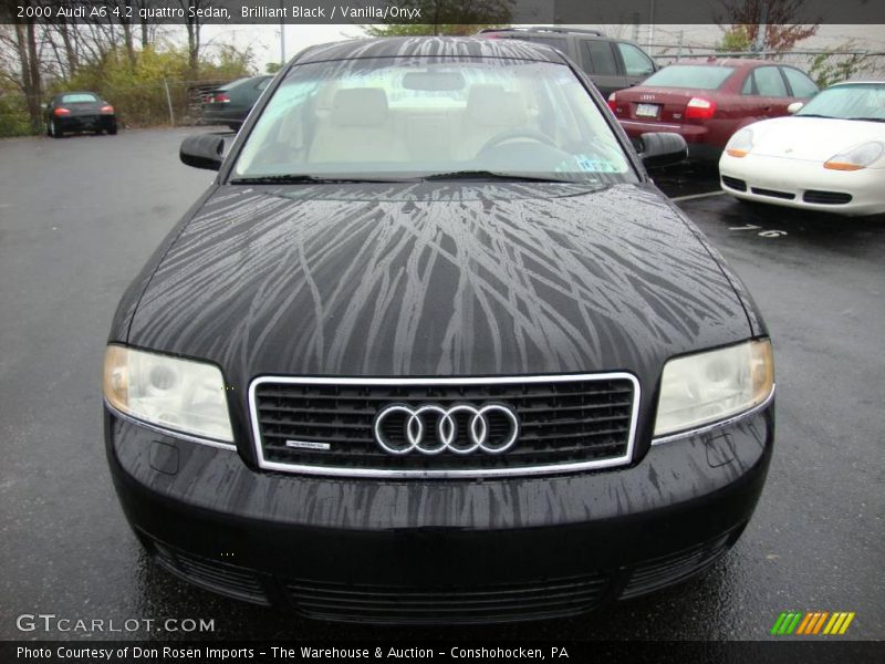 Brilliant Black / Vanilla/Onyx 2000 Audi A6 4.2 quattro Sedan