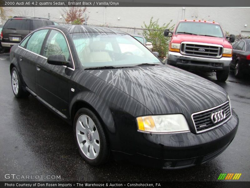 Brilliant Black / Vanilla/Onyx 2000 Audi A6 4.2 quattro Sedan