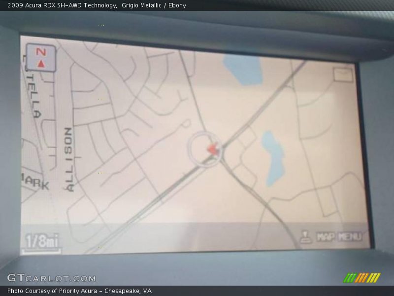 Grigio Metallic / Ebony 2009 Acura RDX SH-AWD Technology
