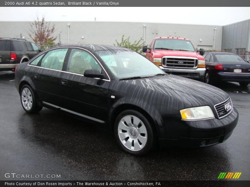 Brilliant Black / Vanilla/Onyx 2000 Audi A6 4.2 quattro Sedan