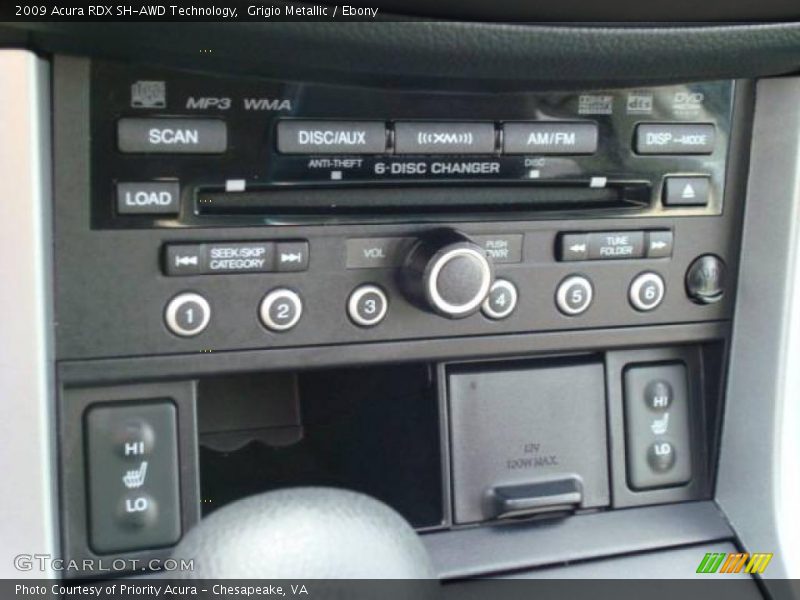 Grigio Metallic / Ebony 2009 Acura RDX SH-AWD Technology