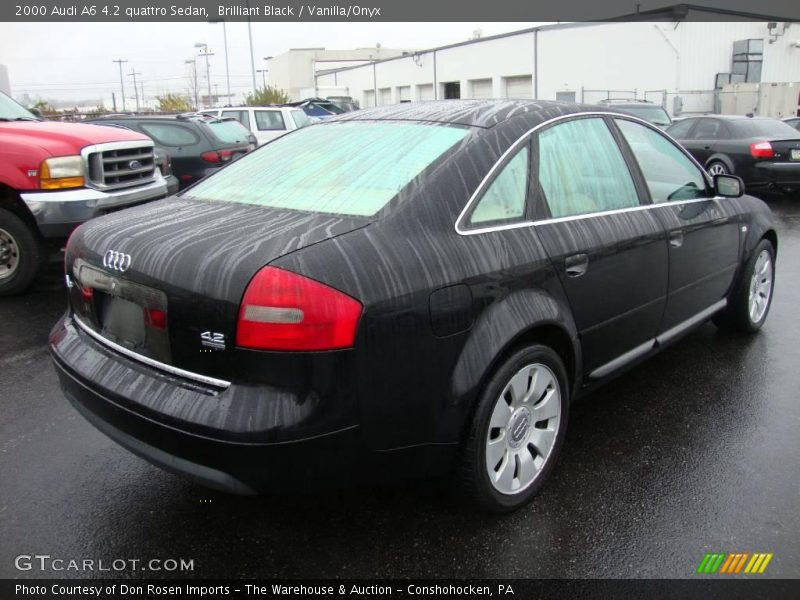 Brilliant Black / Vanilla/Onyx 2000 Audi A6 4.2 quattro Sedan