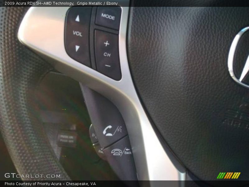 Grigio Metallic / Ebony 2009 Acura RDX SH-AWD Technology