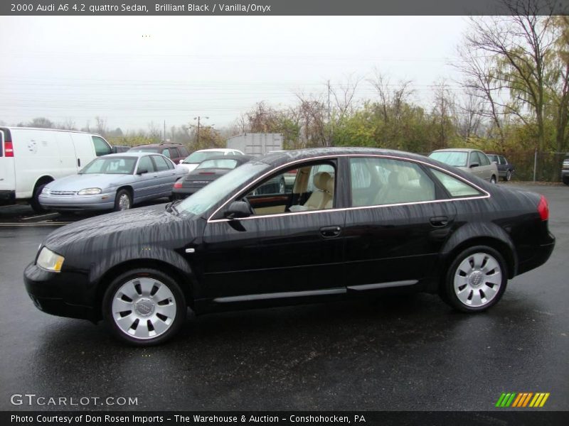 Brilliant Black / Vanilla/Onyx 2000 Audi A6 4.2 quattro Sedan