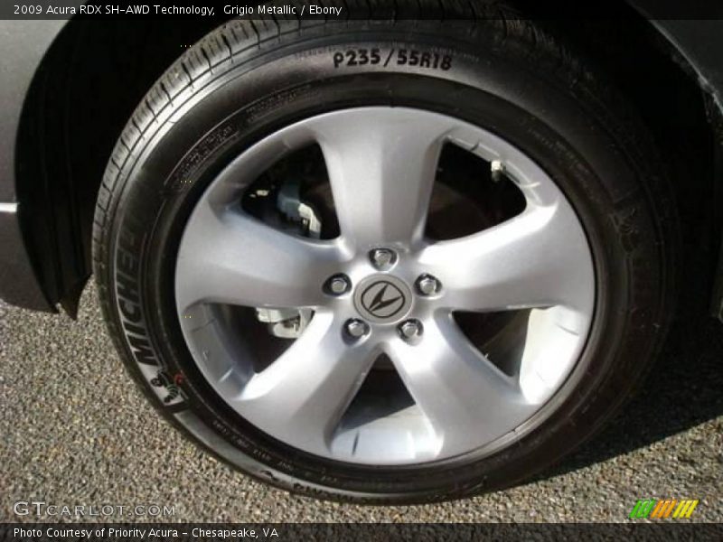 Grigio Metallic / Ebony 2009 Acura RDX SH-AWD Technology