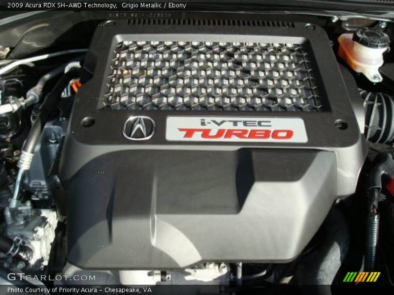 Grigio Metallic / Ebony 2009 Acura RDX SH-AWD Technology