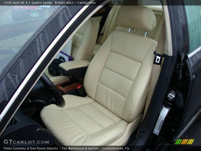Brilliant Black / Vanilla/Onyx 2000 Audi A6 4.2 quattro Sedan