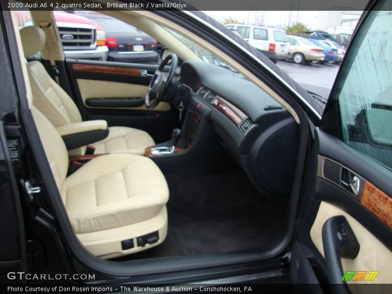 Brilliant Black / Vanilla/Onyx 2000 Audi A6 4.2 quattro Sedan