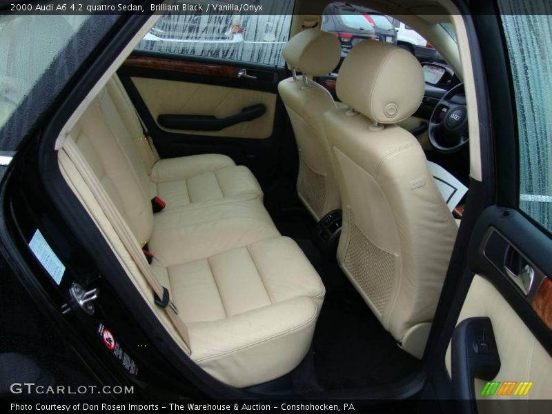 Brilliant Black / Vanilla/Onyx 2000 Audi A6 4.2 quattro Sedan