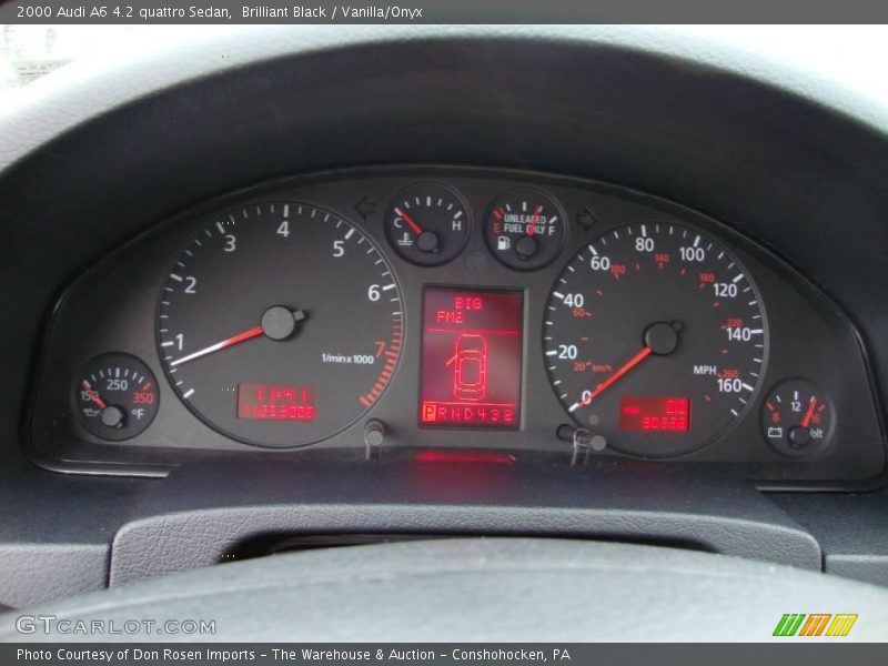 Brilliant Black / Vanilla/Onyx 2000 Audi A6 4.2 quattro Sedan