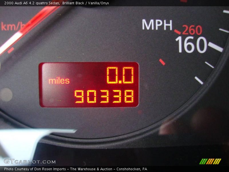 Brilliant Black / Vanilla/Onyx 2000 Audi A6 4.2 quattro Sedan