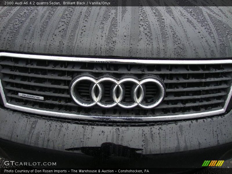 Brilliant Black / Vanilla/Onyx 2000 Audi A6 4.2 quattro Sedan