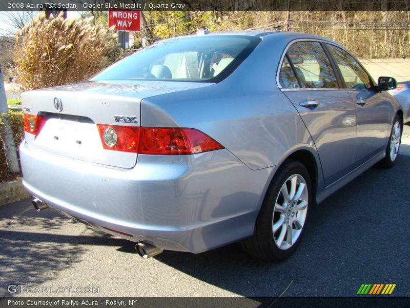 Glacier Blue Metallic / Quartz Gray 2008 Acura TSX Sedan
