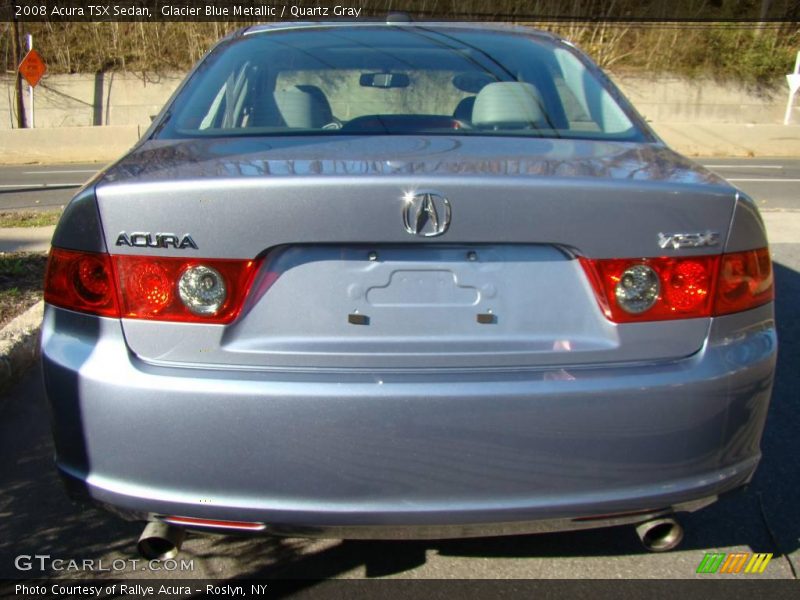 Glacier Blue Metallic / Quartz Gray 2008 Acura TSX Sedan
