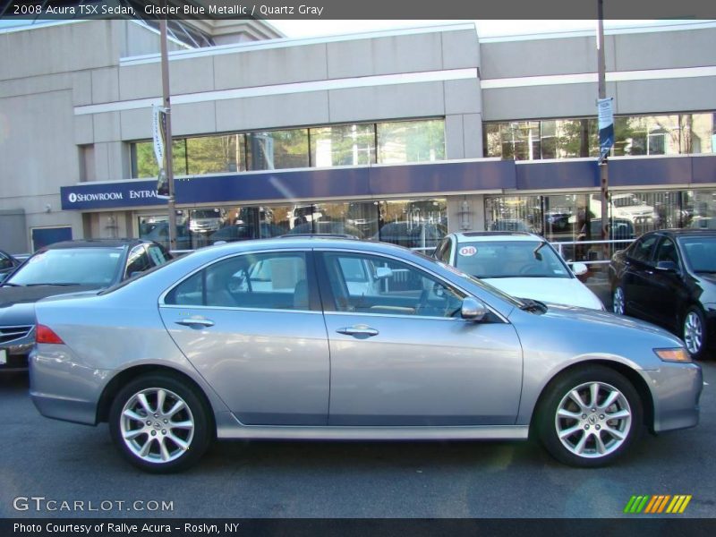 Glacier Blue Metallic / Quartz Gray 2008 Acura TSX Sedan
