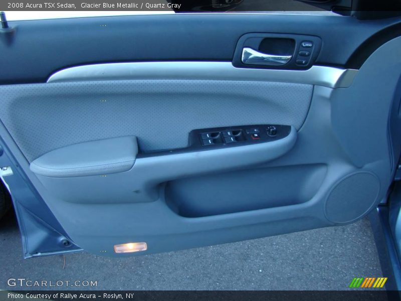 Glacier Blue Metallic / Quartz Gray 2008 Acura TSX Sedan