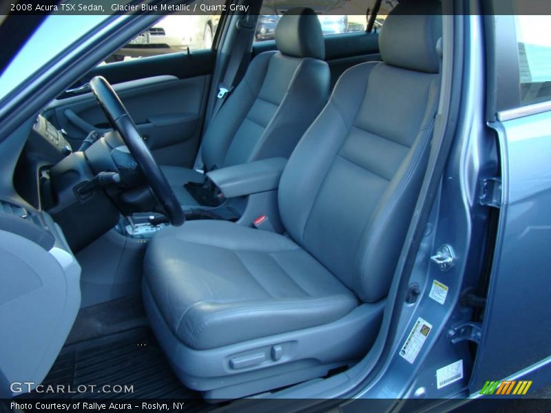 Glacier Blue Metallic / Quartz Gray 2008 Acura TSX Sedan