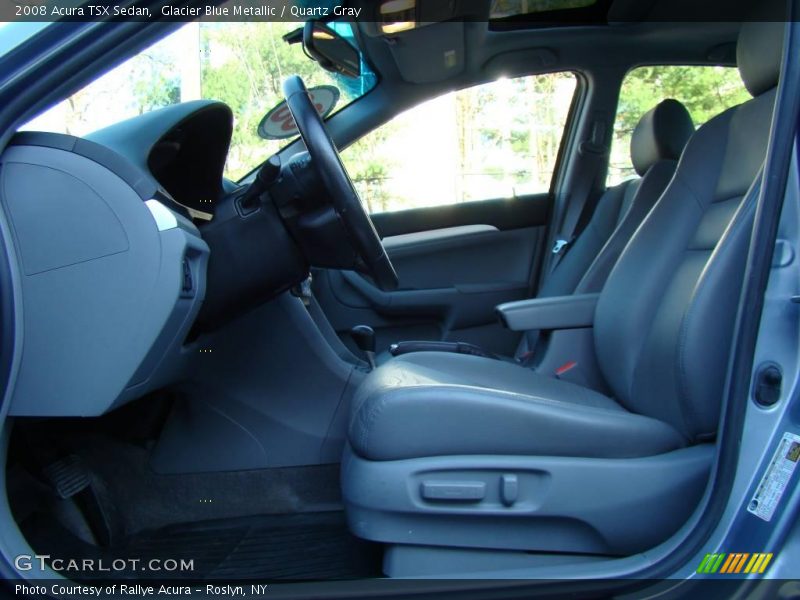 Glacier Blue Metallic / Quartz Gray 2008 Acura TSX Sedan