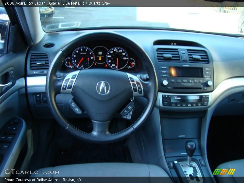 Glacier Blue Metallic / Quartz Gray 2008 Acura TSX Sedan