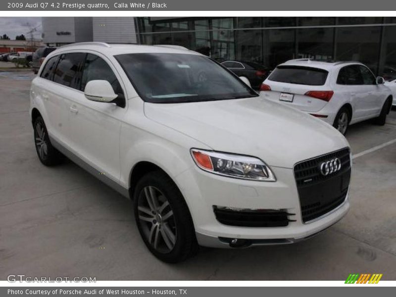 Calla White / Black 2009 Audi Q7 4.2 Prestige quattro