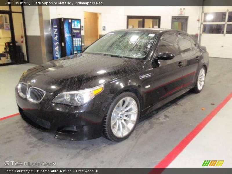 Black Sapphire Metallic / Indianapolis Red 2006 BMW M5