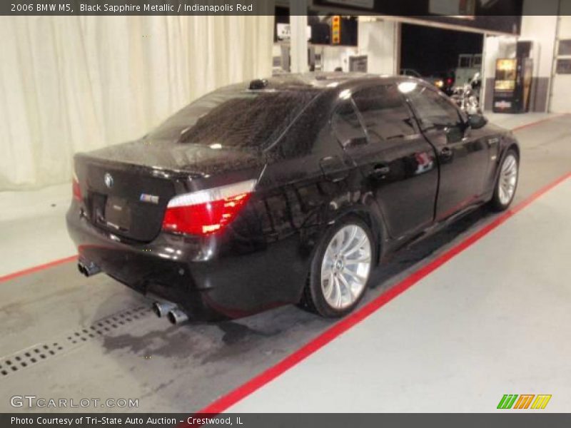 Black Sapphire Metallic / Indianapolis Red 2006 BMW M5