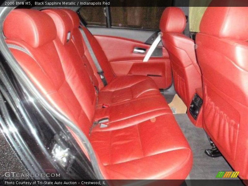Black Sapphire Metallic / Indianapolis Red 2006 BMW M5