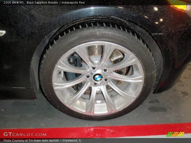 Black Sapphire Metallic / Indianapolis Red 2006 BMW M5