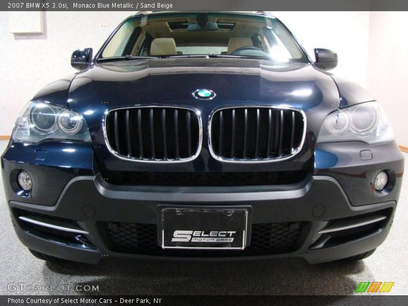 Monaco Blue Metallic / Sand Beige 2007 BMW X5 3.0si