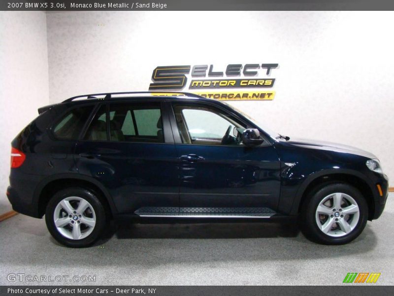 Monaco Blue Metallic / Sand Beige 2007 BMW X5 3.0si