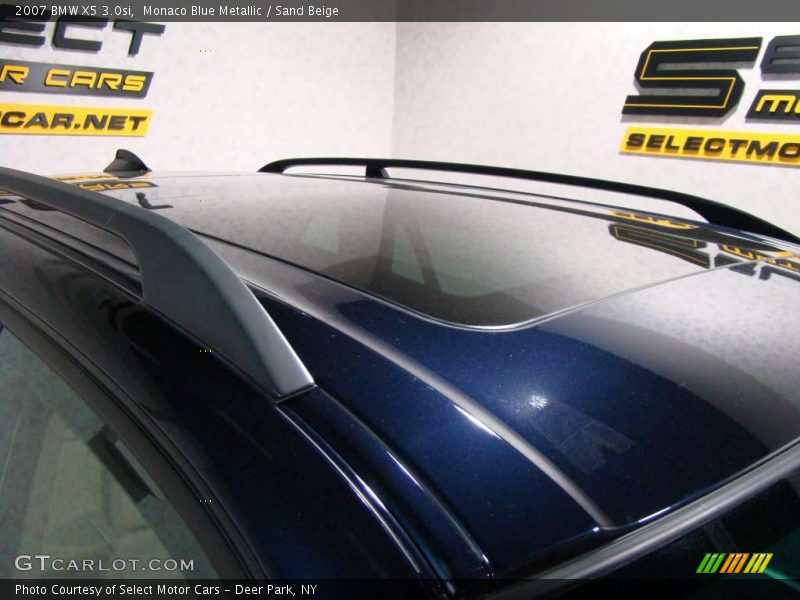 Monaco Blue Metallic / Sand Beige 2007 BMW X5 3.0si