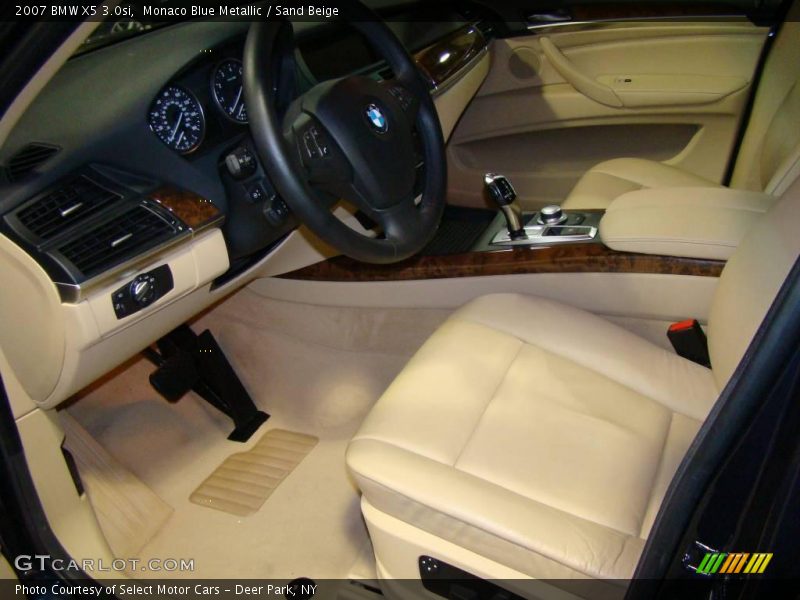 Monaco Blue Metallic / Sand Beige 2007 BMW X5 3.0si
