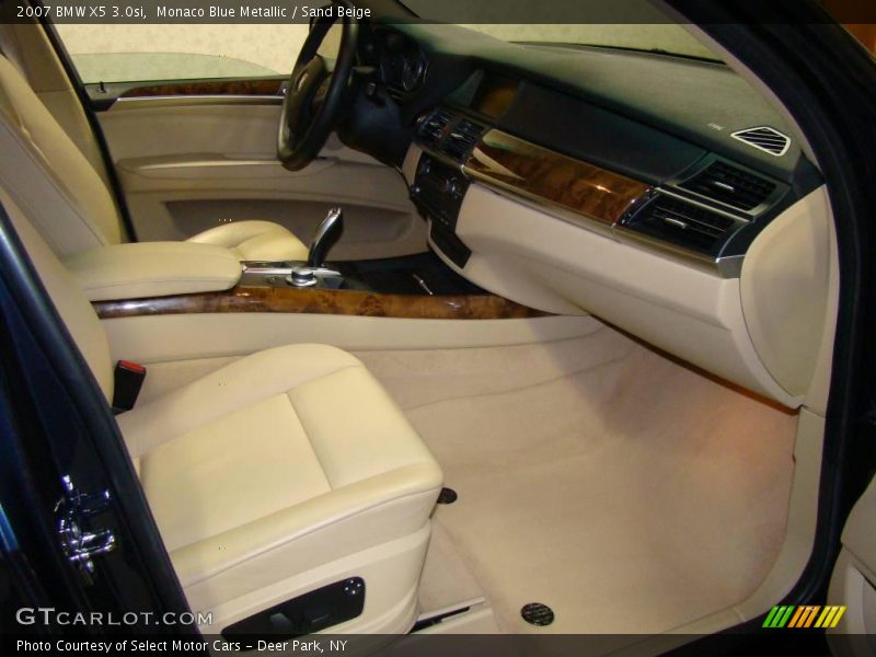 Monaco Blue Metallic / Sand Beige 2007 BMW X5 3.0si