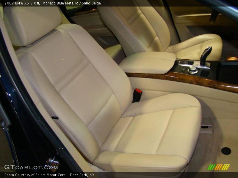 Monaco Blue Metallic / Sand Beige 2007 BMW X5 3.0si