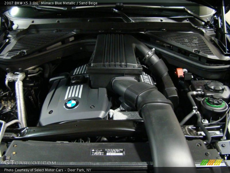 Monaco Blue Metallic / Sand Beige 2007 BMW X5 3.0si