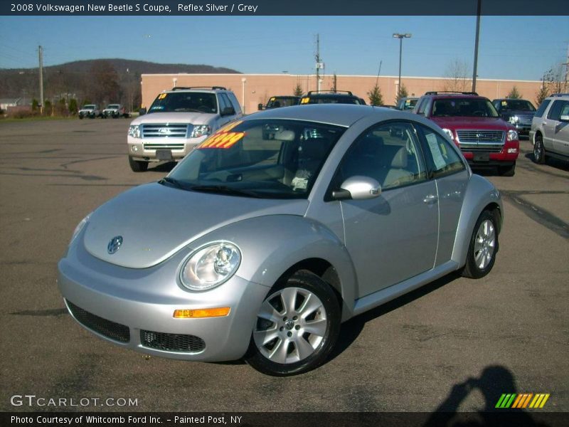 Reflex Silver / Grey 2008 Volkswagen New Beetle S Coupe