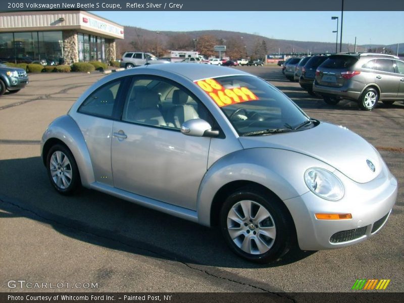 Reflex Silver / Grey 2008 Volkswagen New Beetle S Coupe