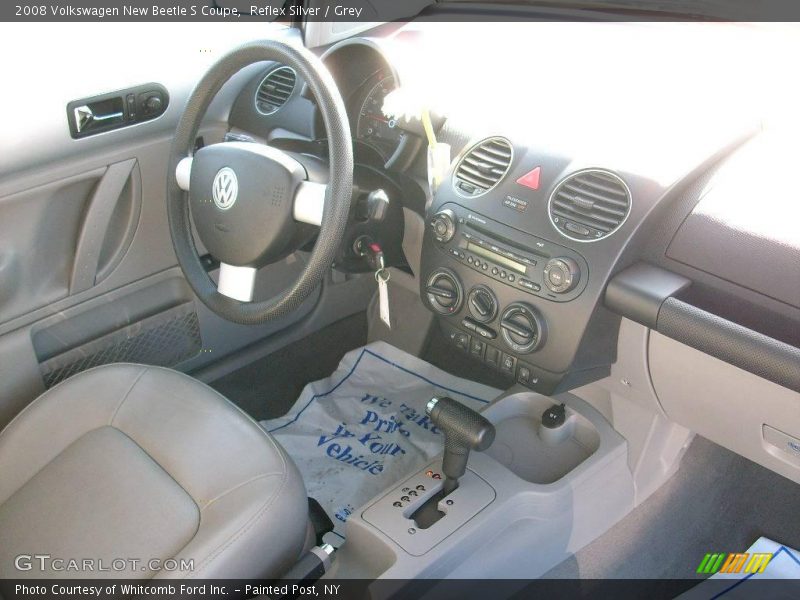 Reflex Silver / Grey 2008 Volkswagen New Beetle S Coupe