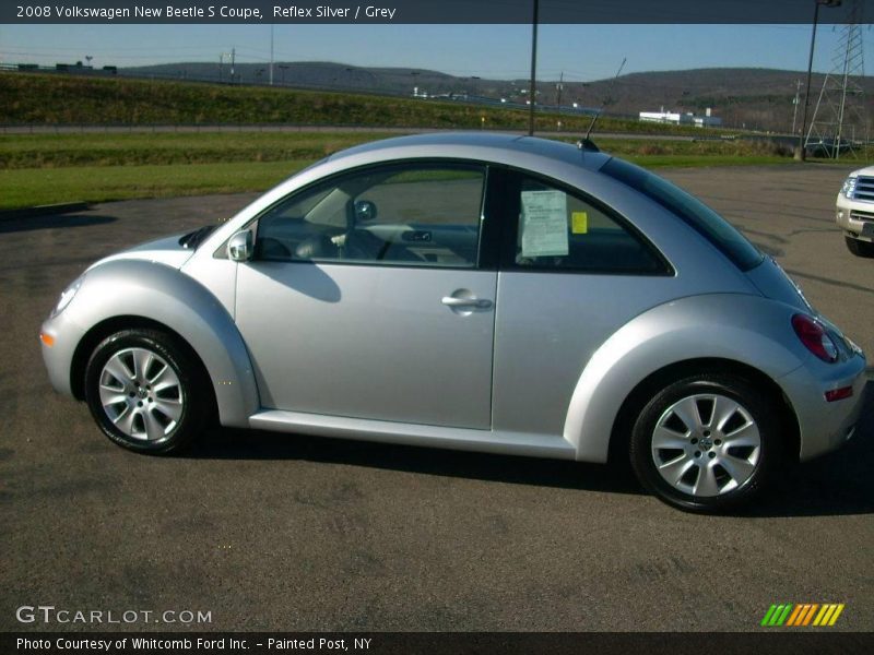 Reflex Silver / Grey 2008 Volkswagen New Beetle S Coupe