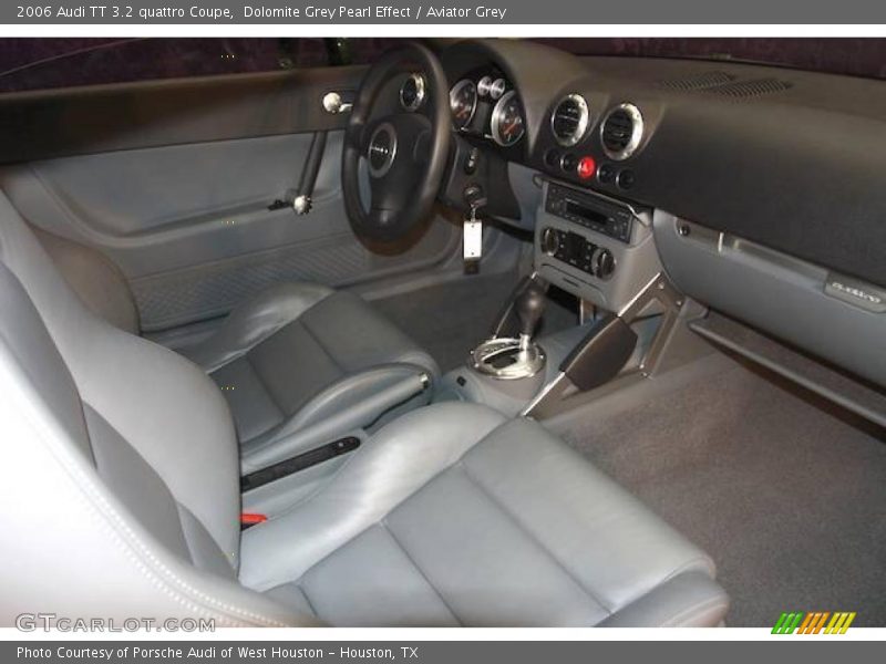 Dolomite Grey Pearl Effect / Aviator Grey 2006 Audi TT 3.2 quattro Coupe