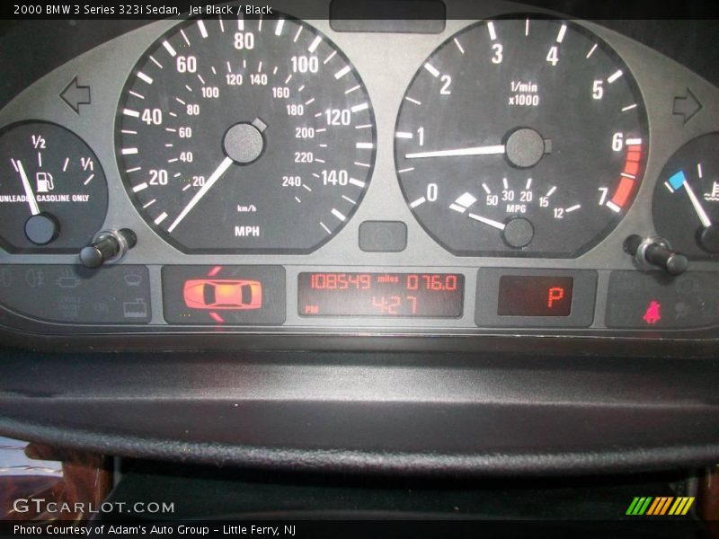 Jet Black / Black 2000 BMW 3 Series 323i Sedan
