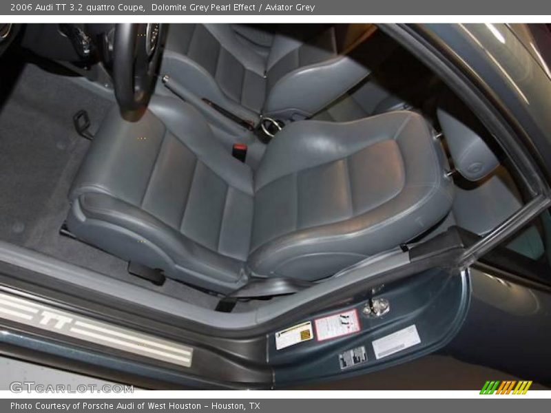 Dolomite Grey Pearl Effect / Aviator Grey 2006 Audi TT 3.2 quattro Coupe