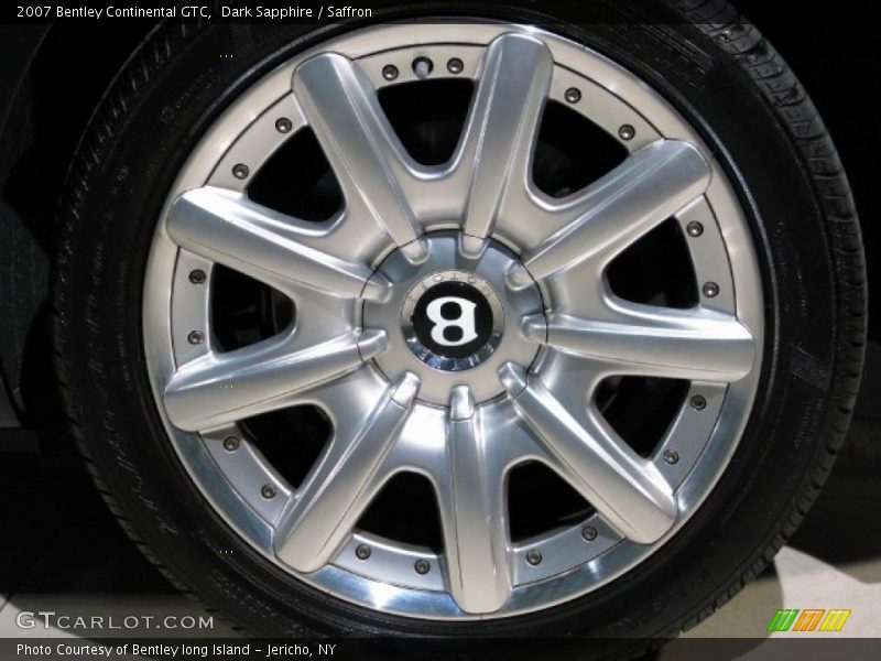 Dark Sapphire / Saffron 2007 Bentley Continental GTC