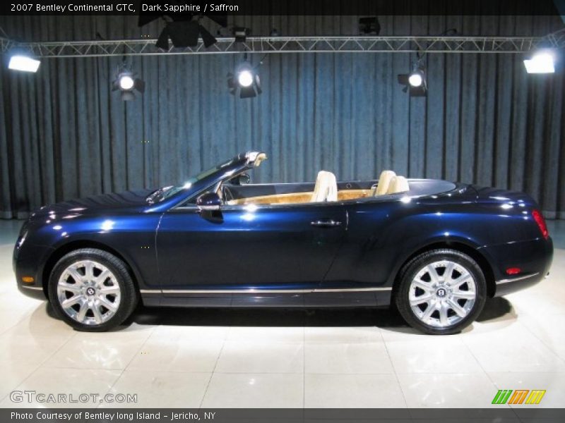 Dark Sapphire / Saffron 2007 Bentley Continental GTC